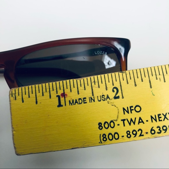 Lozza Tortoise Shell Sunglasses Made In Italy - Picture 7 of 13